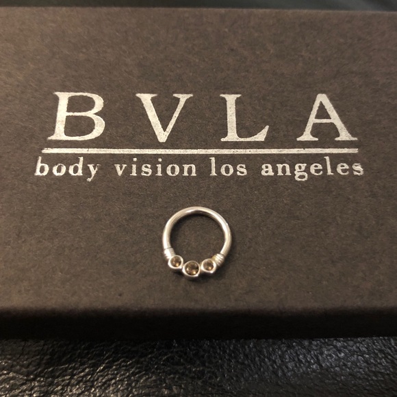 Body Vision Los Angeles Jewelry - Reserved @sksks3000 BVLA Wht Gold Gem Septum